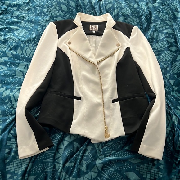 Anne Klein Jackets & Blazers - Black and white blazer Anne Kline